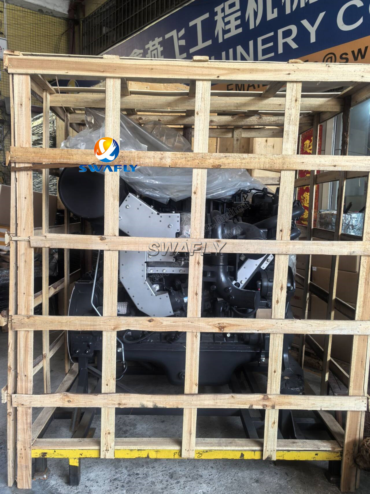 Нов пристигане: Истински двигател Komatsu SAA6D140E-5-Захранвайте багерите си с надеждност!