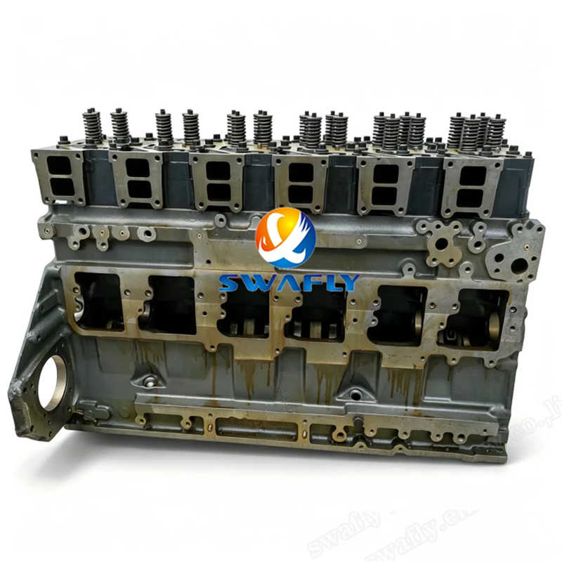 Чисто нов двигател с дълъг блок Komatsu SAA6D125E-2 за багер PC400 PC450